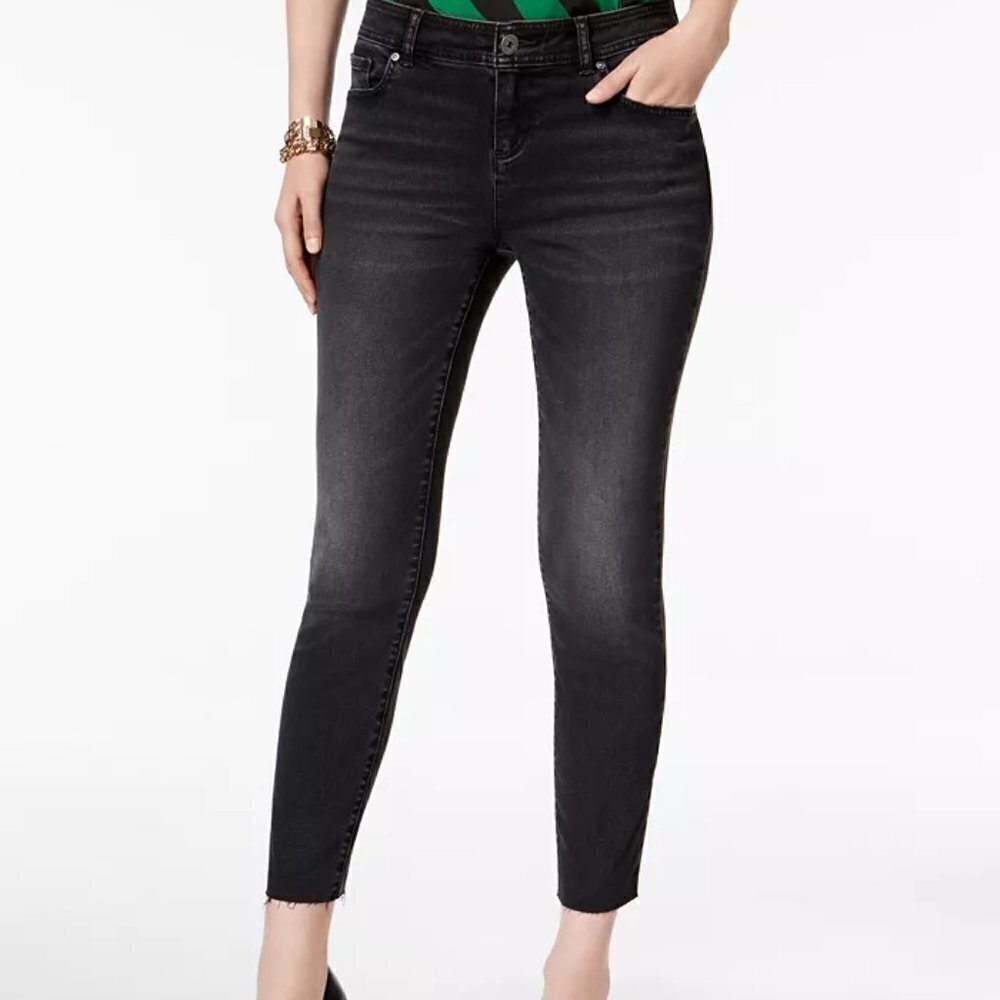 NWT - I.N.C. International Concepts faded skinny Black jeans – Size 16
